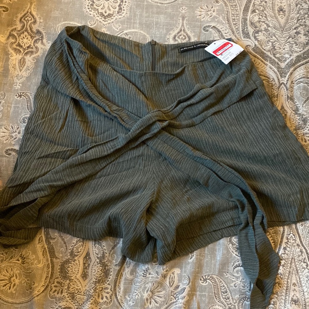 Olive green shorts